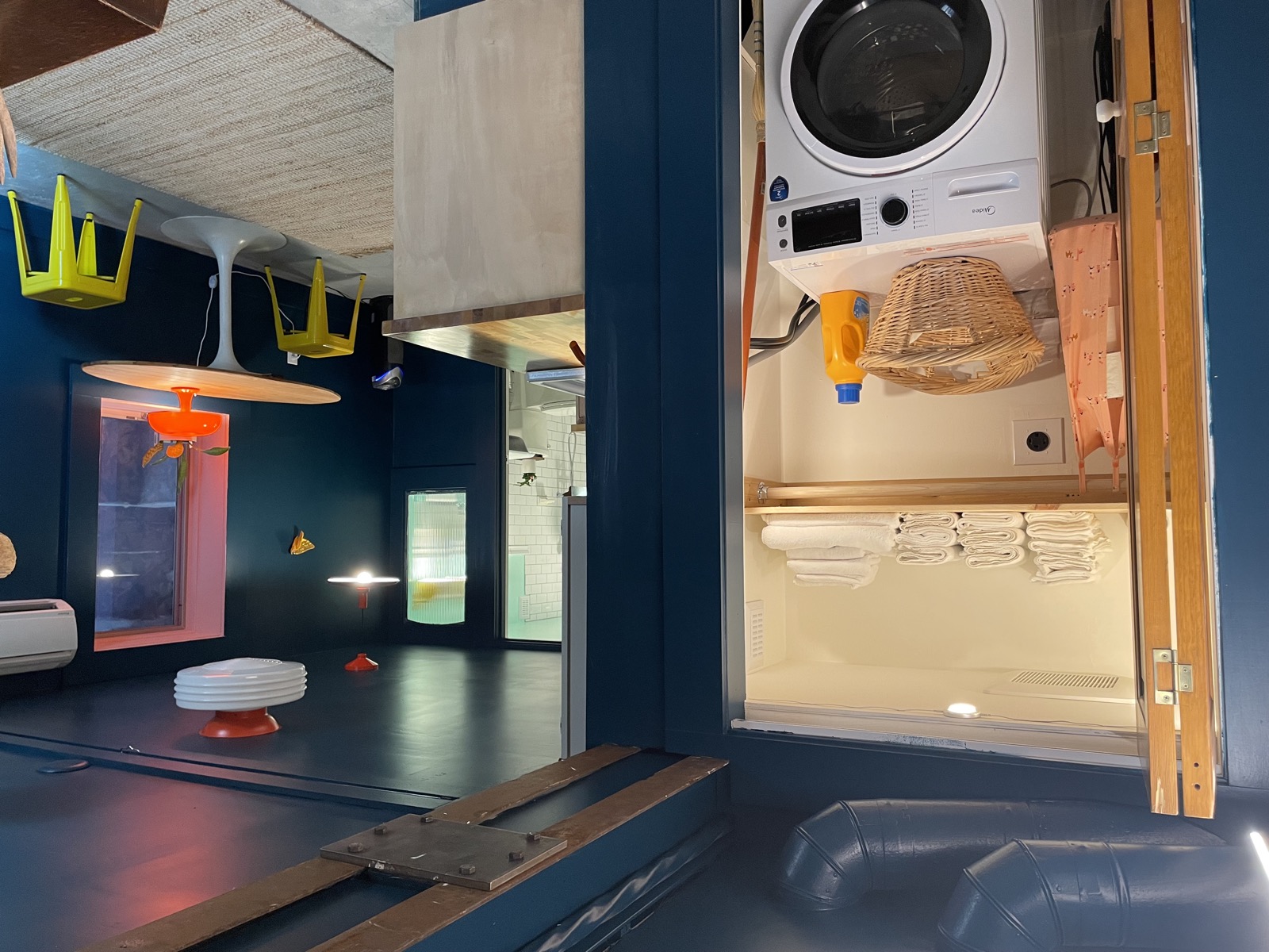 Laundry area with washer and dryer